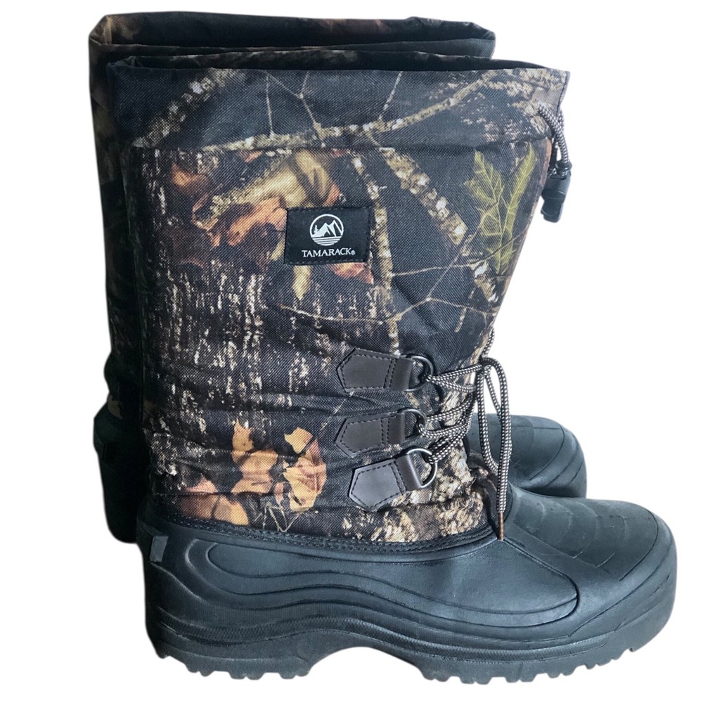 Tamarack camouflage men’s waterproof pac boots Size 12